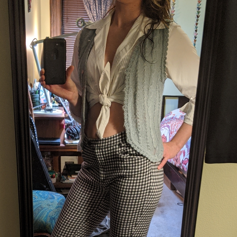 Monarch Knits Sweater Vest - Vintage - Size M